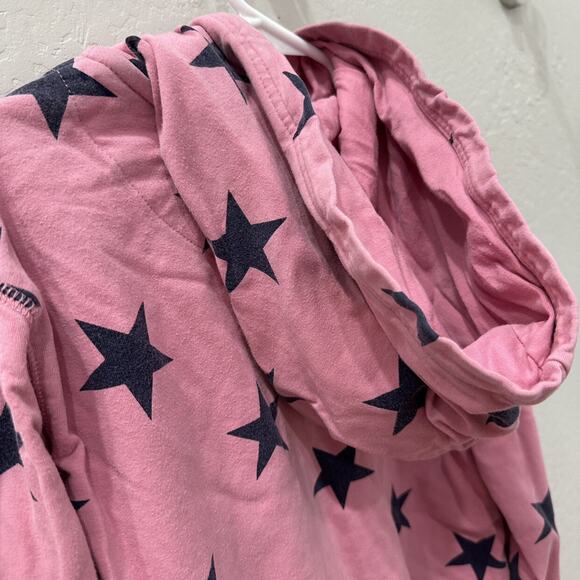 Primary Pink & Blue Star Zip Hoodie Sweatshirt - Picture 5 of 8
